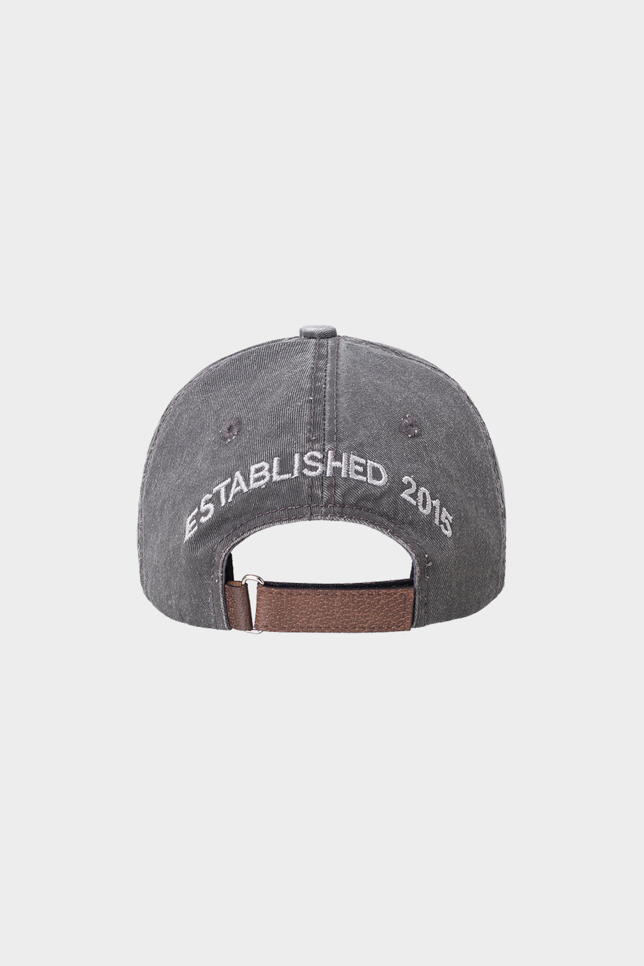 SCRIPT DISTRESSED CAP WASHED