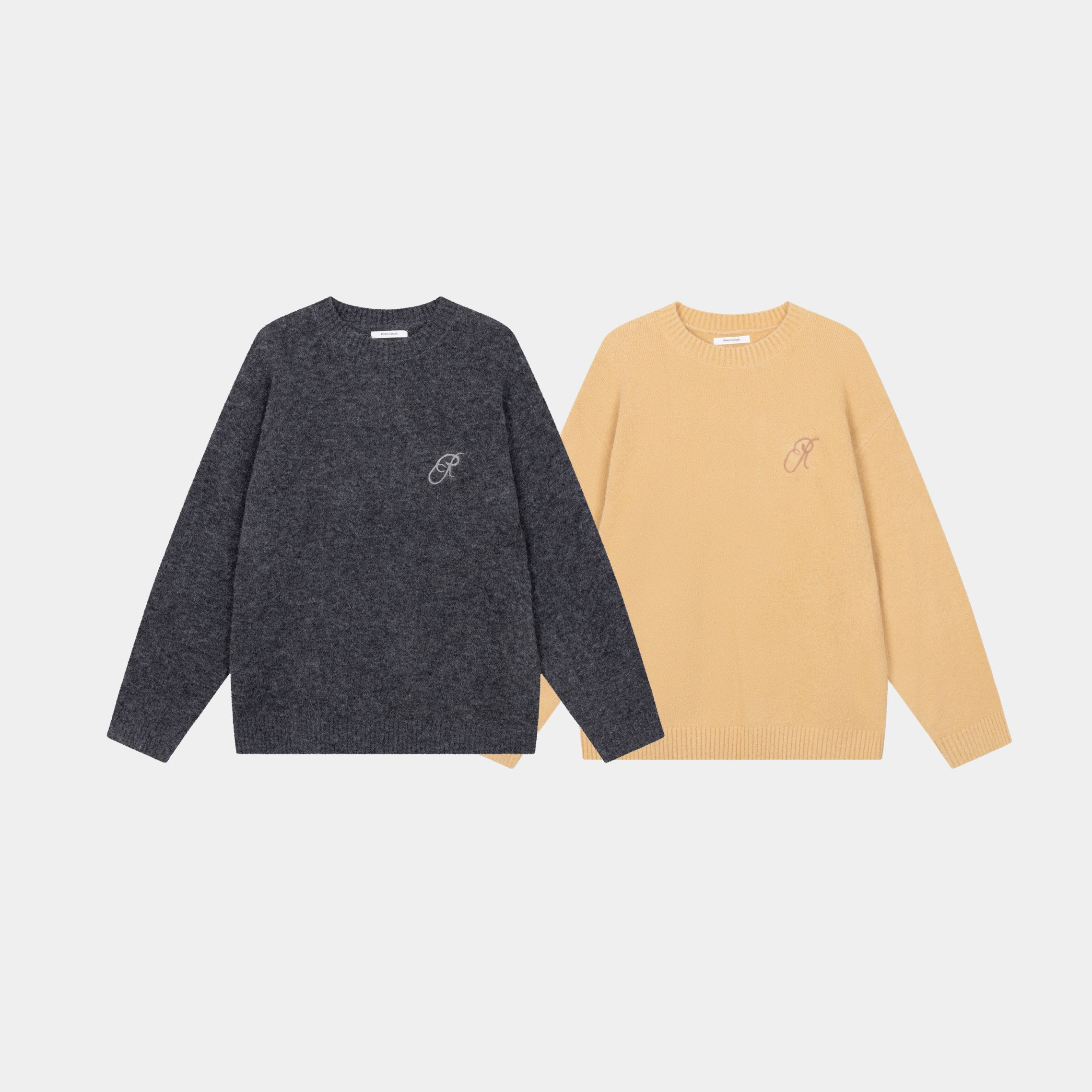 WOOL KNIT SWEATERS 2-PACK